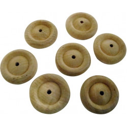 Wooden Wheels - various diameters pack of 10